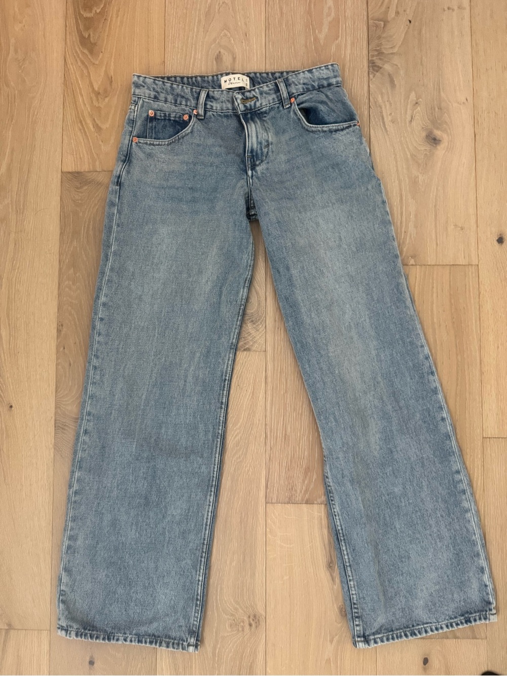 Motel Rocks Light Blue Denim Jeans